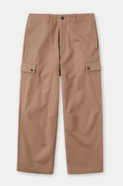 Closed Relaxed Pants - Style Name Cove Cropped Brown sugar Hot