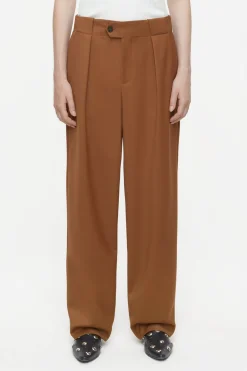 Closed Relaxed Pants - Style Name Mawson auburn Hot