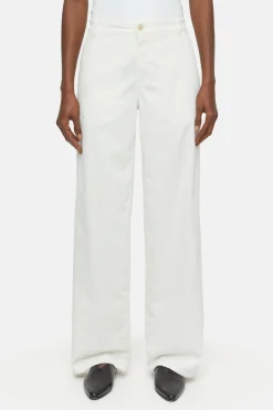Closed Relaxed Pants - Style Name Jurdy Ivory Clearance