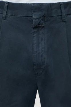 Closed Relaxed Pants - Style Name Blomberg Wide Smokey blue Sale