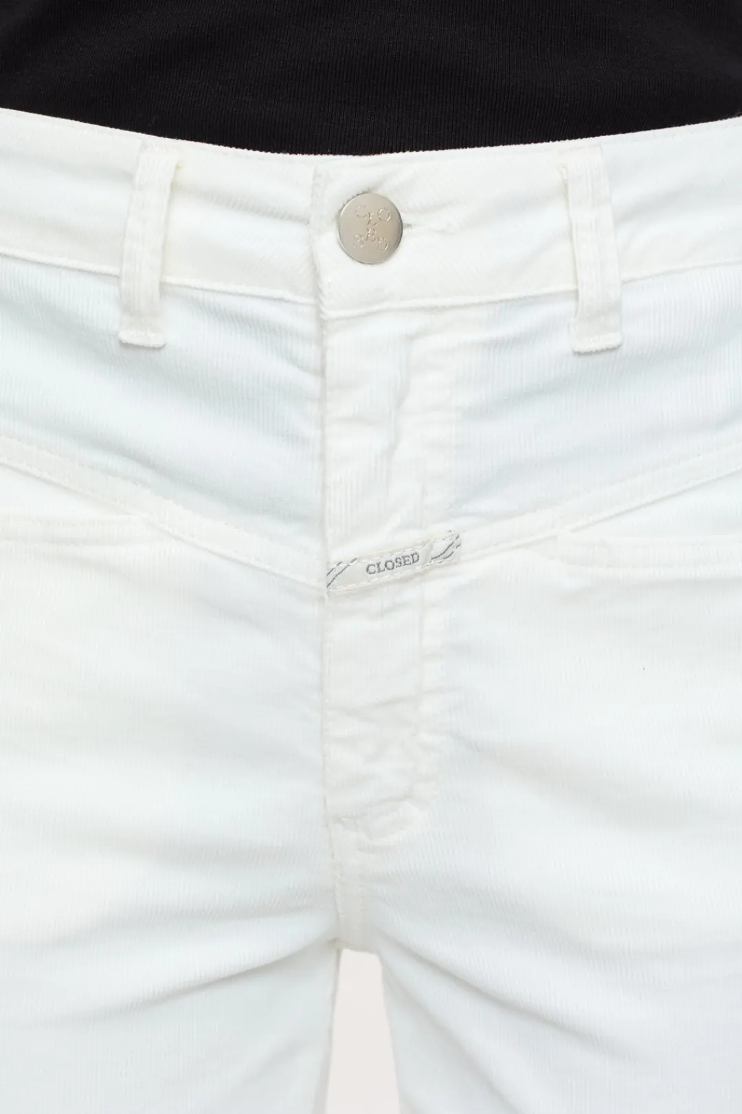 Closed Relaxed Pants - Style Name Pedal Pusher Ivory Clearance