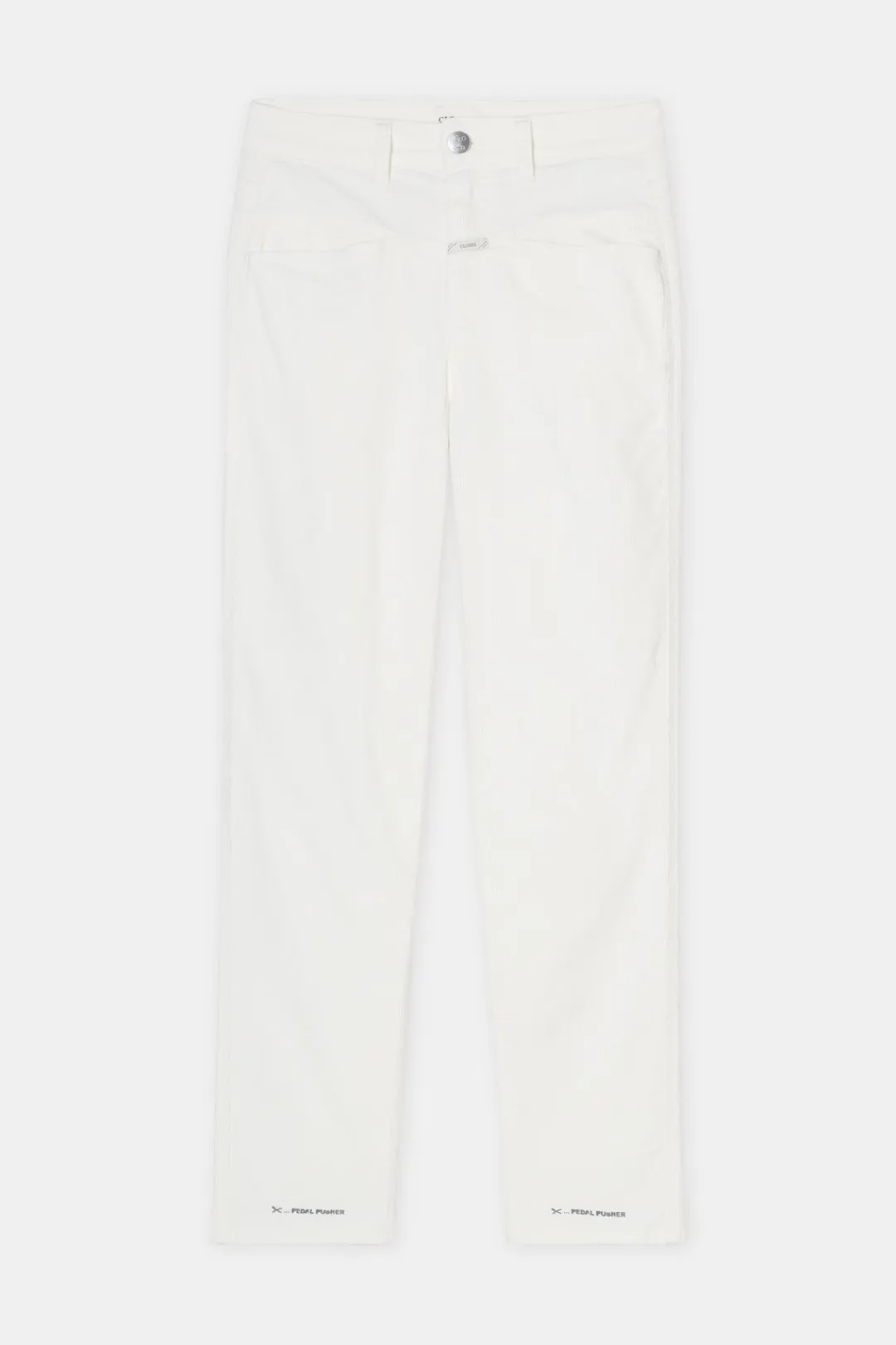 Closed Relaxed Pants - Style Name Pedal Pusher Ivory Clearance