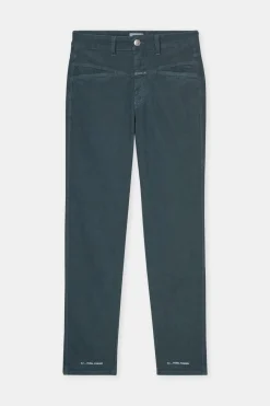 Closed Relaxed Pants - Style Name Pedal Pusher Pini green