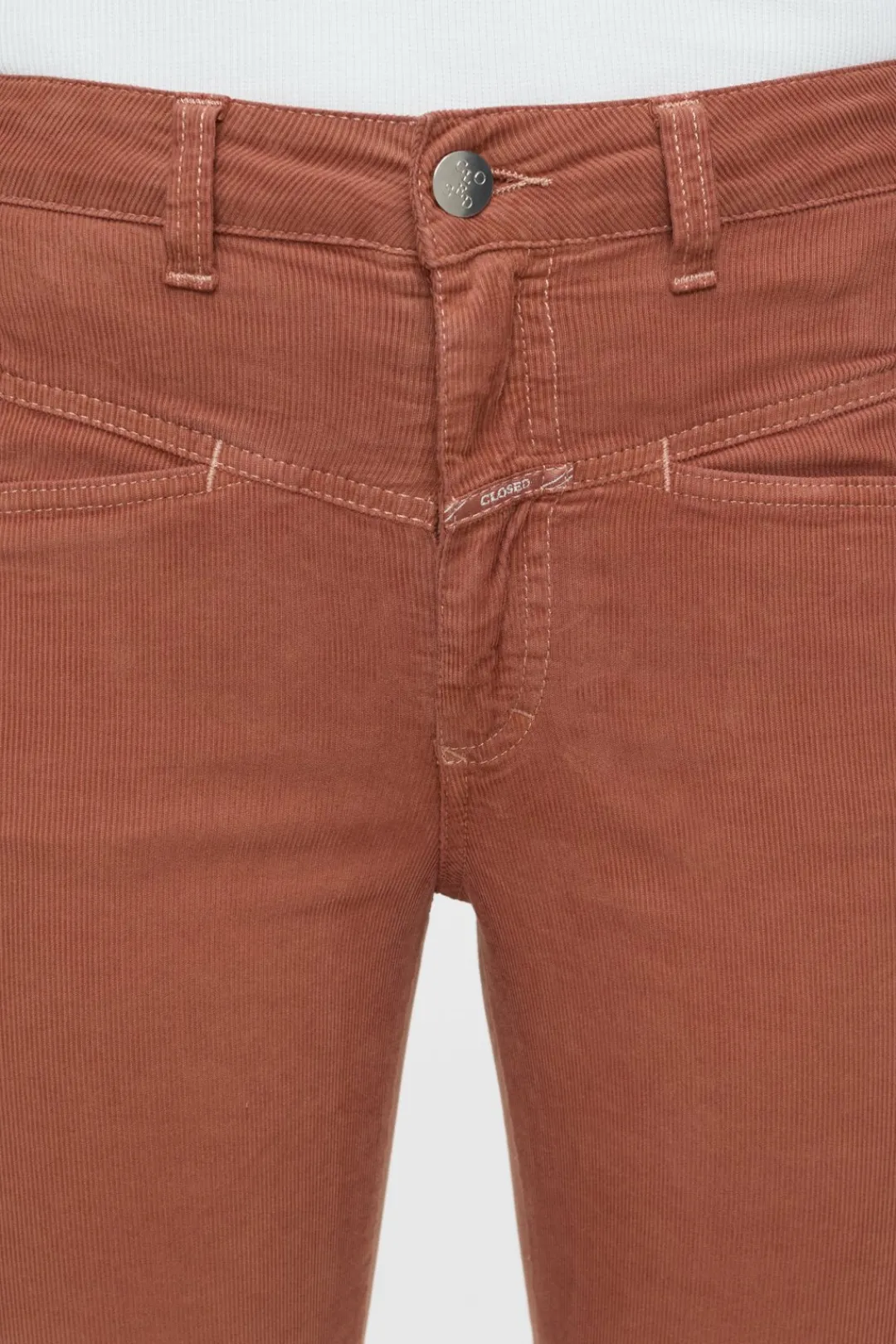Closed Relaxed Pants - Style Name Pedal Pusher Ferro brown Sale
