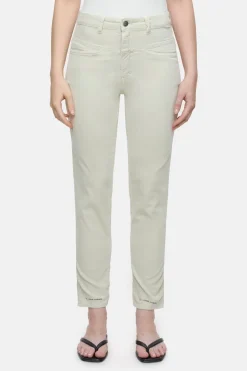 Closed Relaxed Pants - Style Name Pedal Pusher Sabbia beige