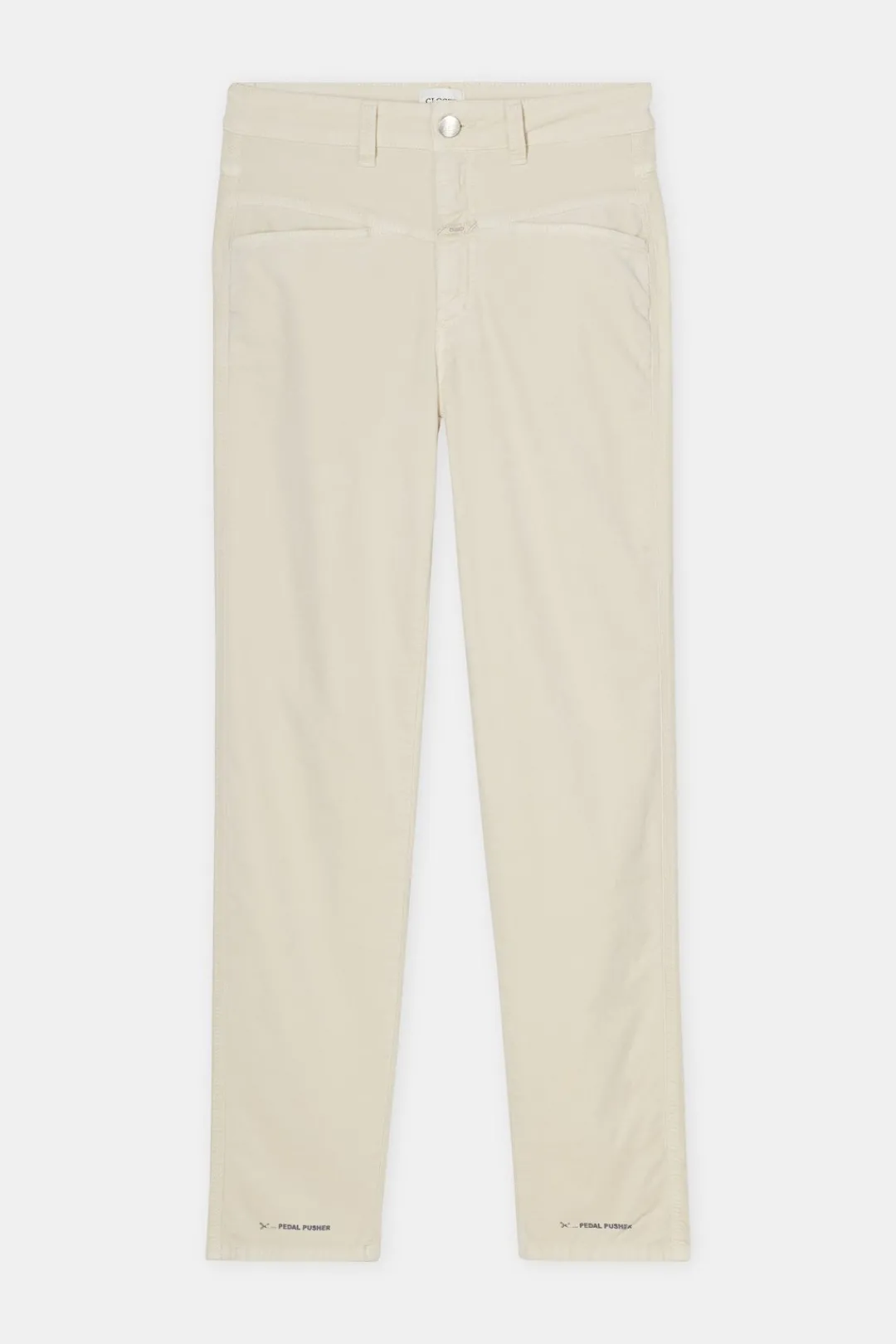 Closed Relaxed Pants - Style Name Pedal Pusher Sabbia beige