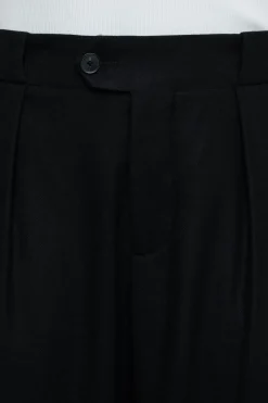 Closed Relaxed Pants - Style Name Mawson Black Clearance