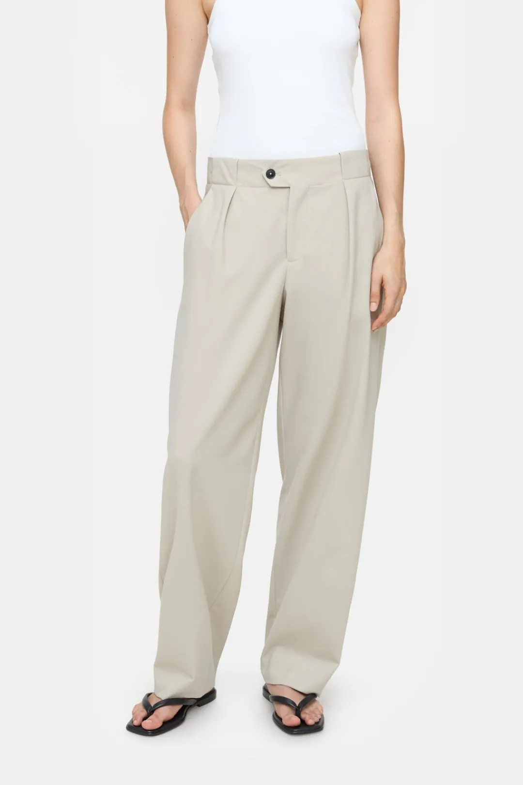 Closed Relaxed Pants - Style Name Mawson Sabbia beige Online