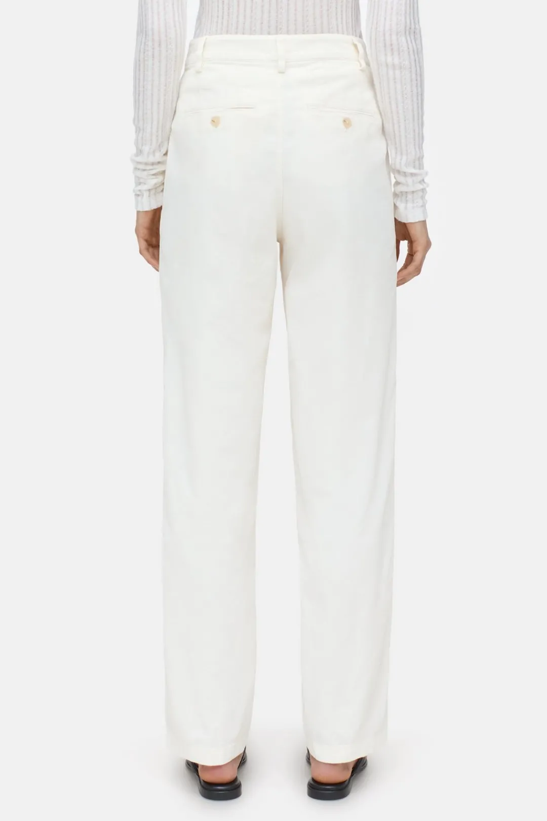 Closed Relaxed Pants - Style Name Rhoone Ivory New