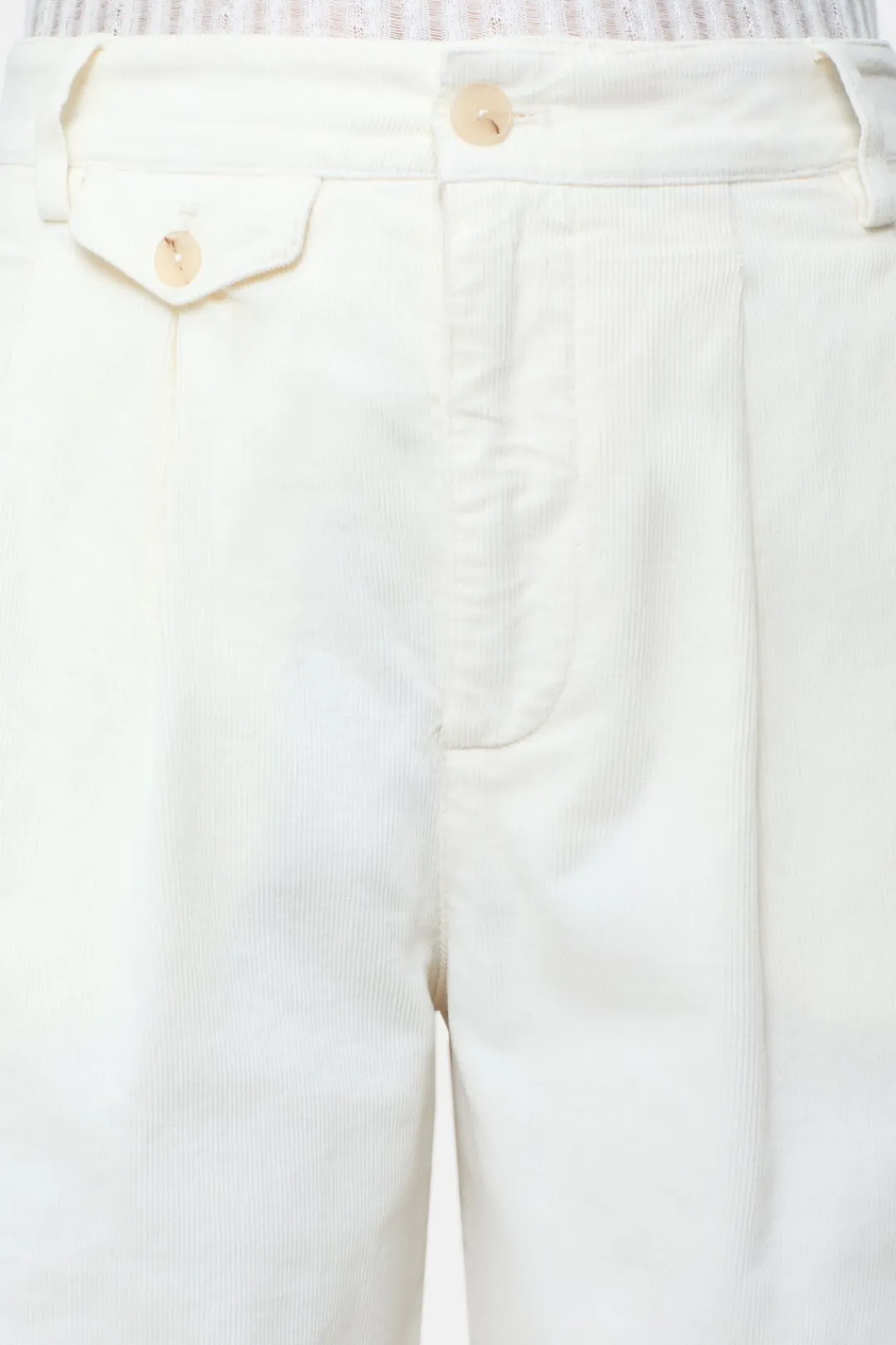 Closed Relaxed Pants - Style Name Rhoone Ivory New