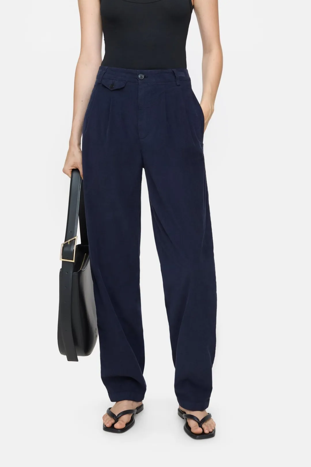 Closed Relaxed Pants - Style Name Rhoone Dark night Best