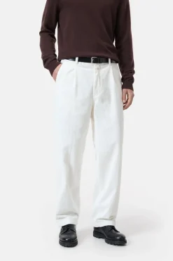 Closed Relaxed Pants - Style Name Blomberg Wide Ivory Hot