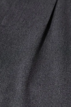 Closed Relaxed Pants - Style Name Blomberg Wide Dark grey melange New