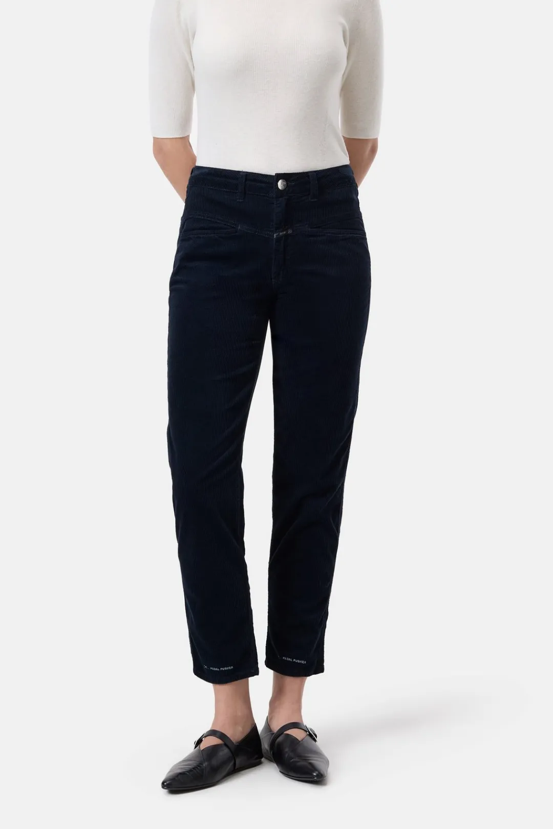 Closed Relaxed Pants - Style Name Pedal Pusher Dark night New