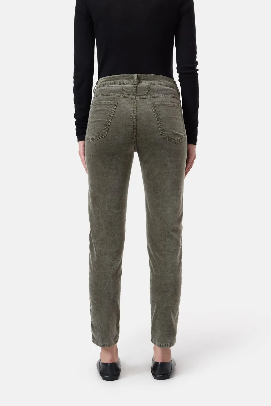 Closed Relaxed Pants - Style Name Pedal Pusher Ver green Sale