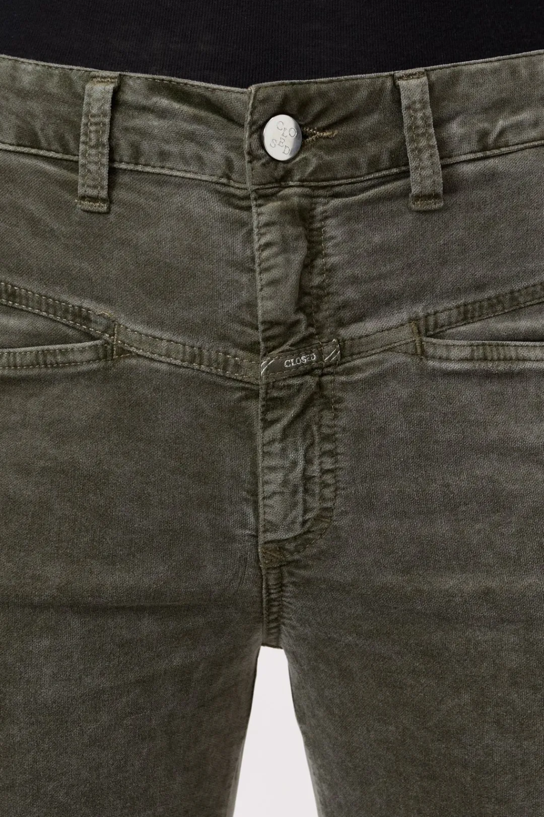 Closed Relaxed Pants - Style Name Pedal Pusher Ver green Sale