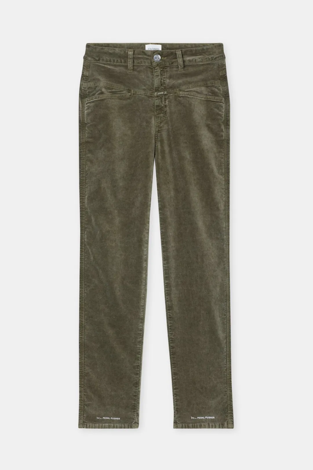 Closed Relaxed Pants - Style Name Pedal Pusher Ver green Sale