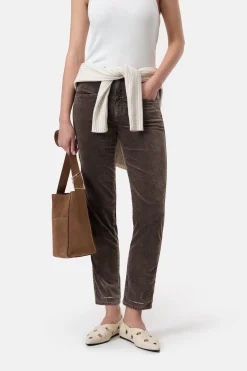 Closed Relaxed Pants - Style Name Pedal Pusher mocha Outlet