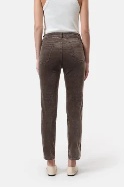 Closed Relaxed Pants - Style Name Pedal Pusher mocha Outlet