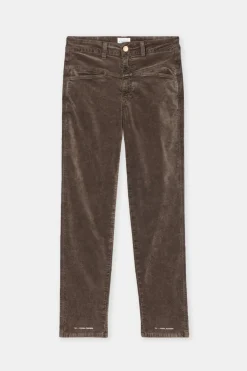 Closed Relaxed Pants - Style Name Pedal Pusher mocha Outlet