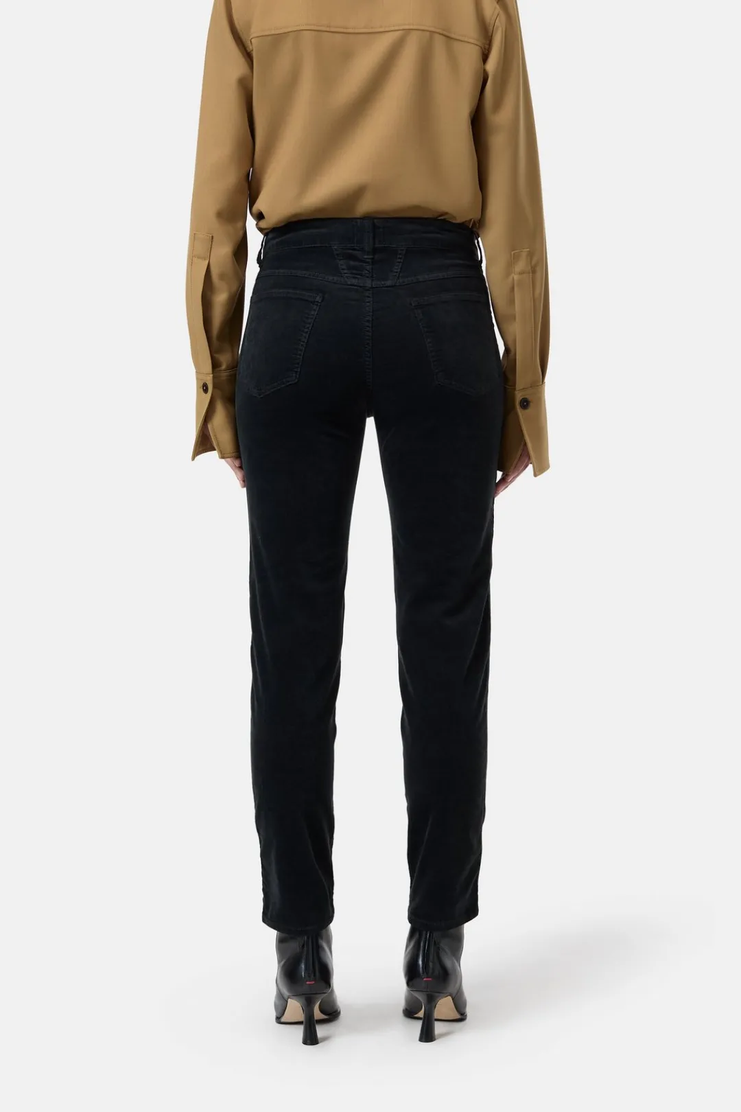 Closed Relaxed Pants - Style Name Pedal Pusher Black Clearance