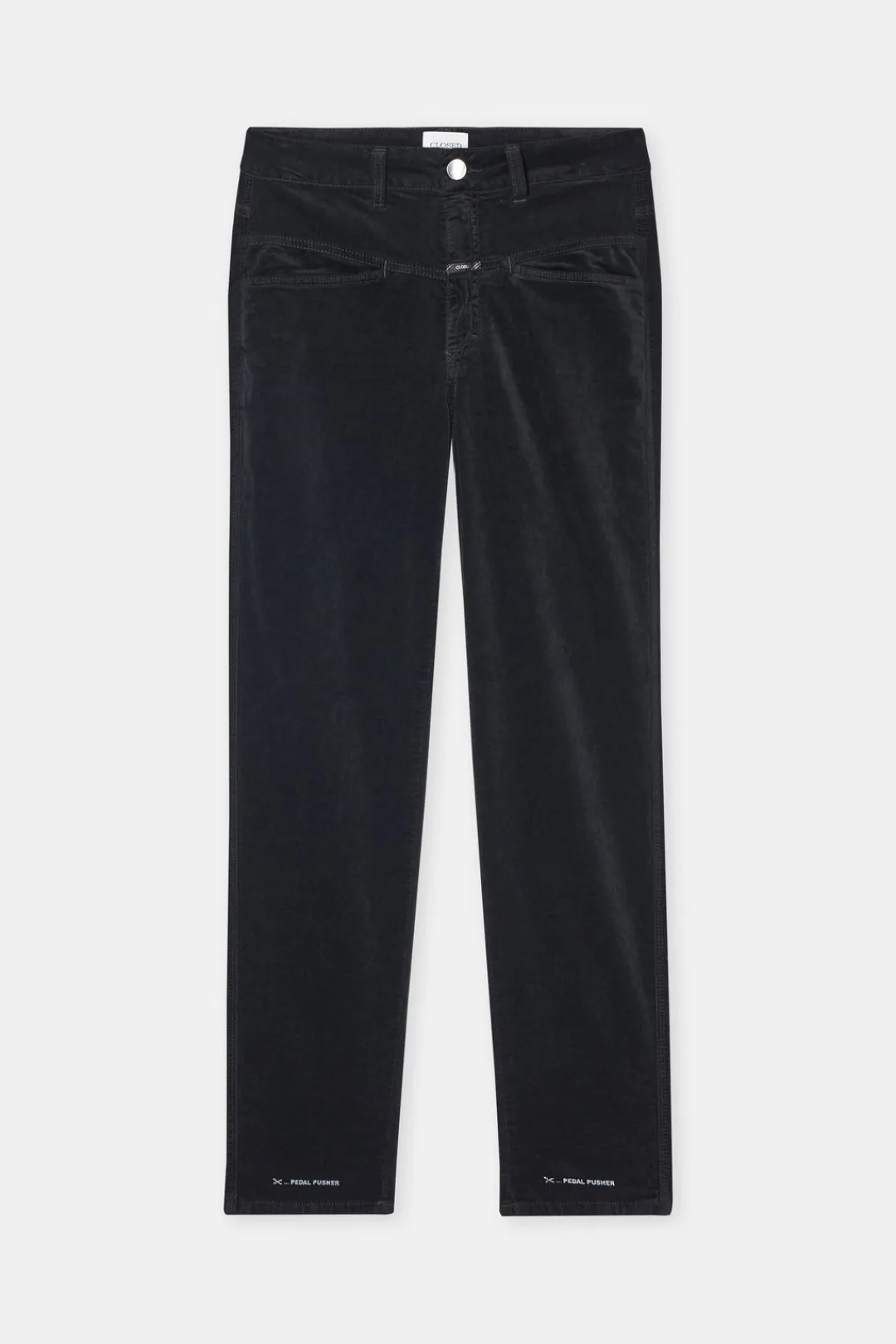 Closed Relaxed Pants - Style Name Pedal Pusher Black Clearance