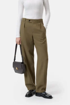 Closed Relaxed Pants - Style Name Mawson Ver green Clearance