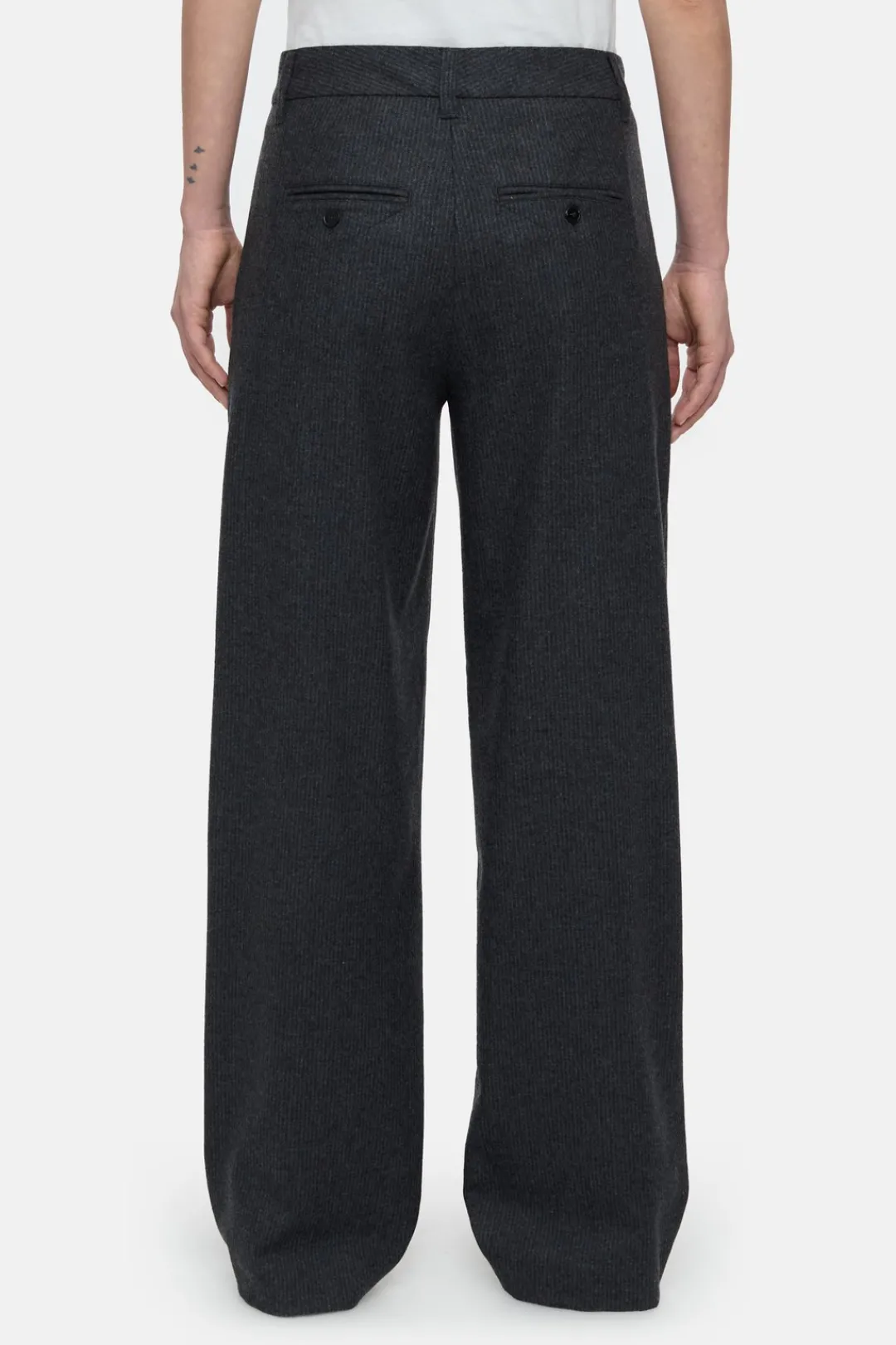 Closed Relaxed Pants - Style Name Jurdy Dark grey melange New