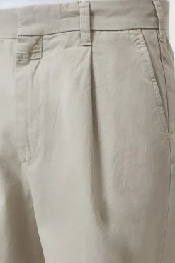 Closed Relaxed Pants - Style Name Blomberg Wide Flax beige Outlet