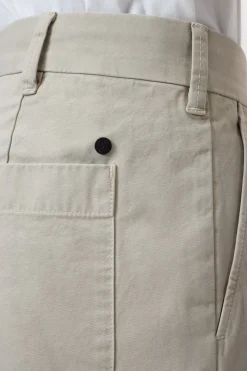 Closed Relaxed Pants - Style Name Blomberg Wide Flax beige Outlet