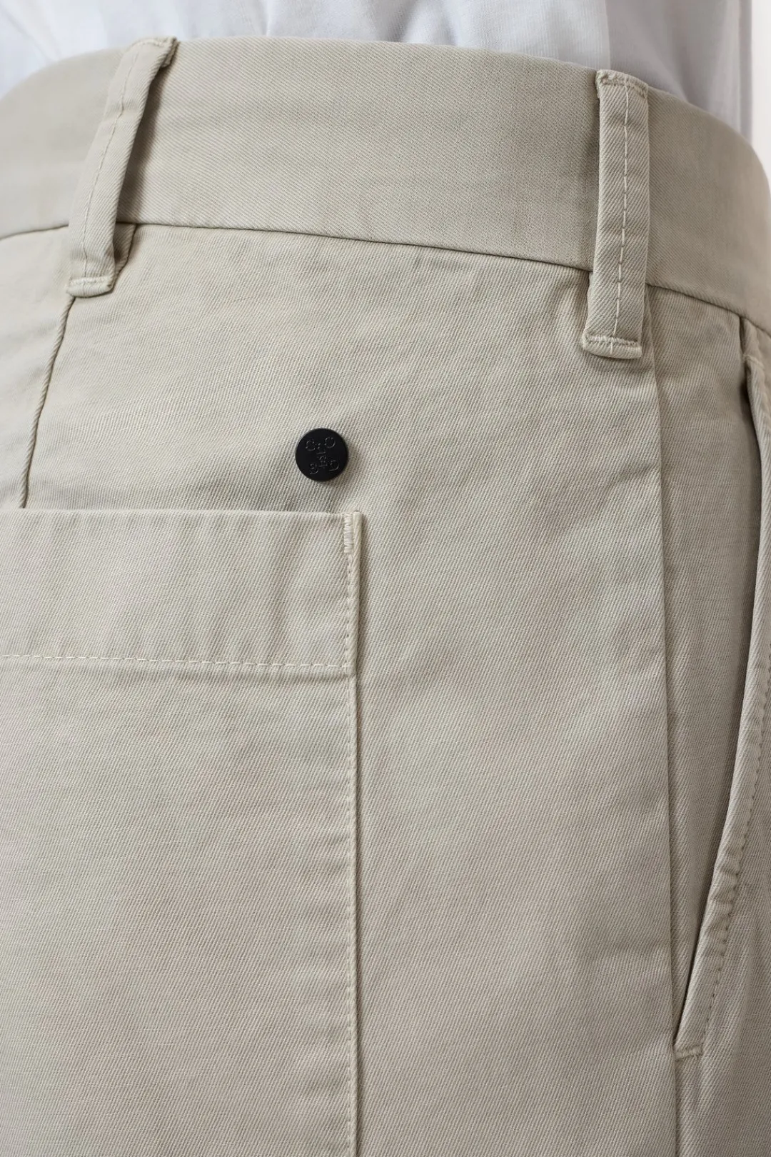 Closed Relaxed Pants - Style Name Blomberg Wide Flax beige Outlet