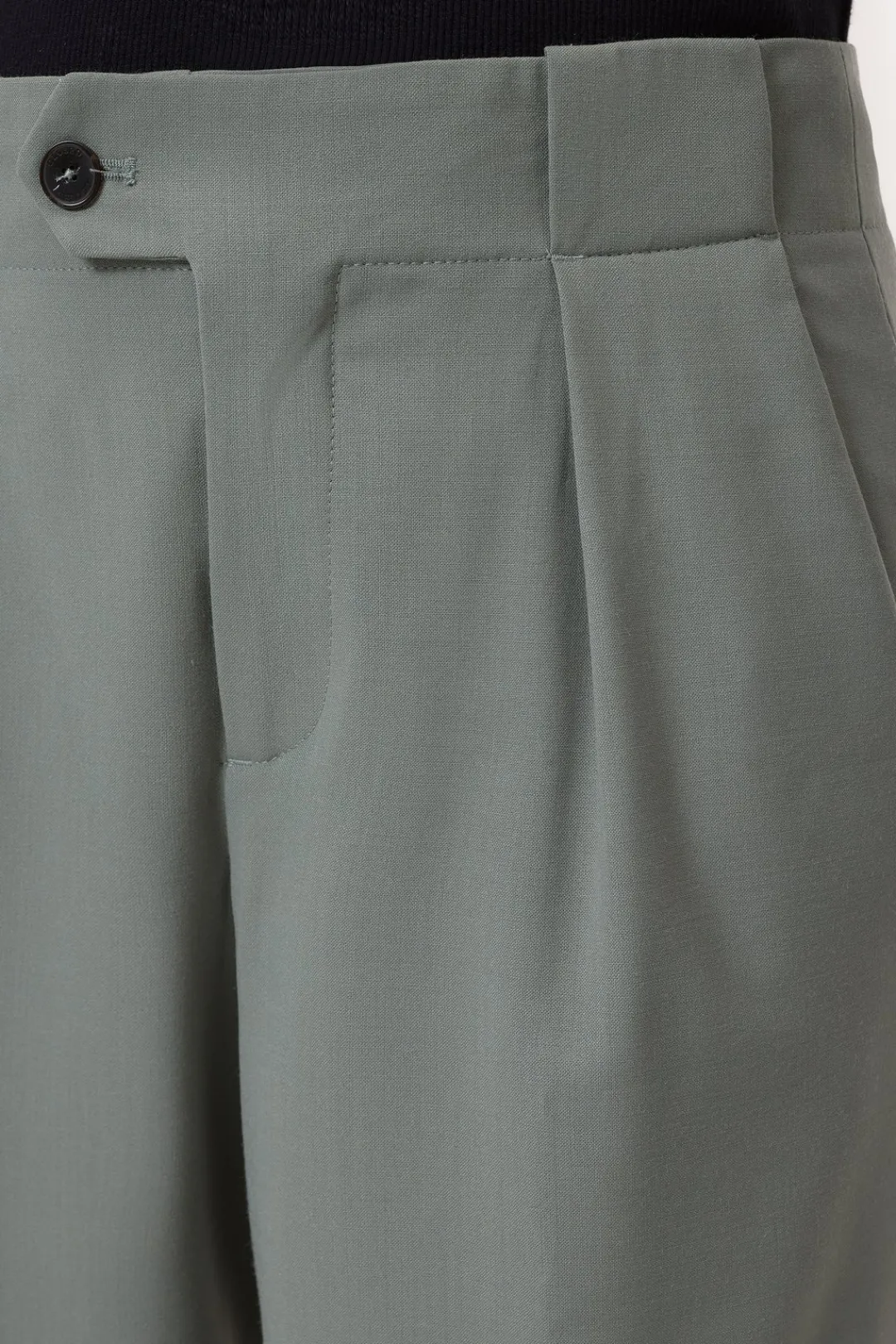 Closed Relaxed Pants - Style Name Mawson Faded green Sale