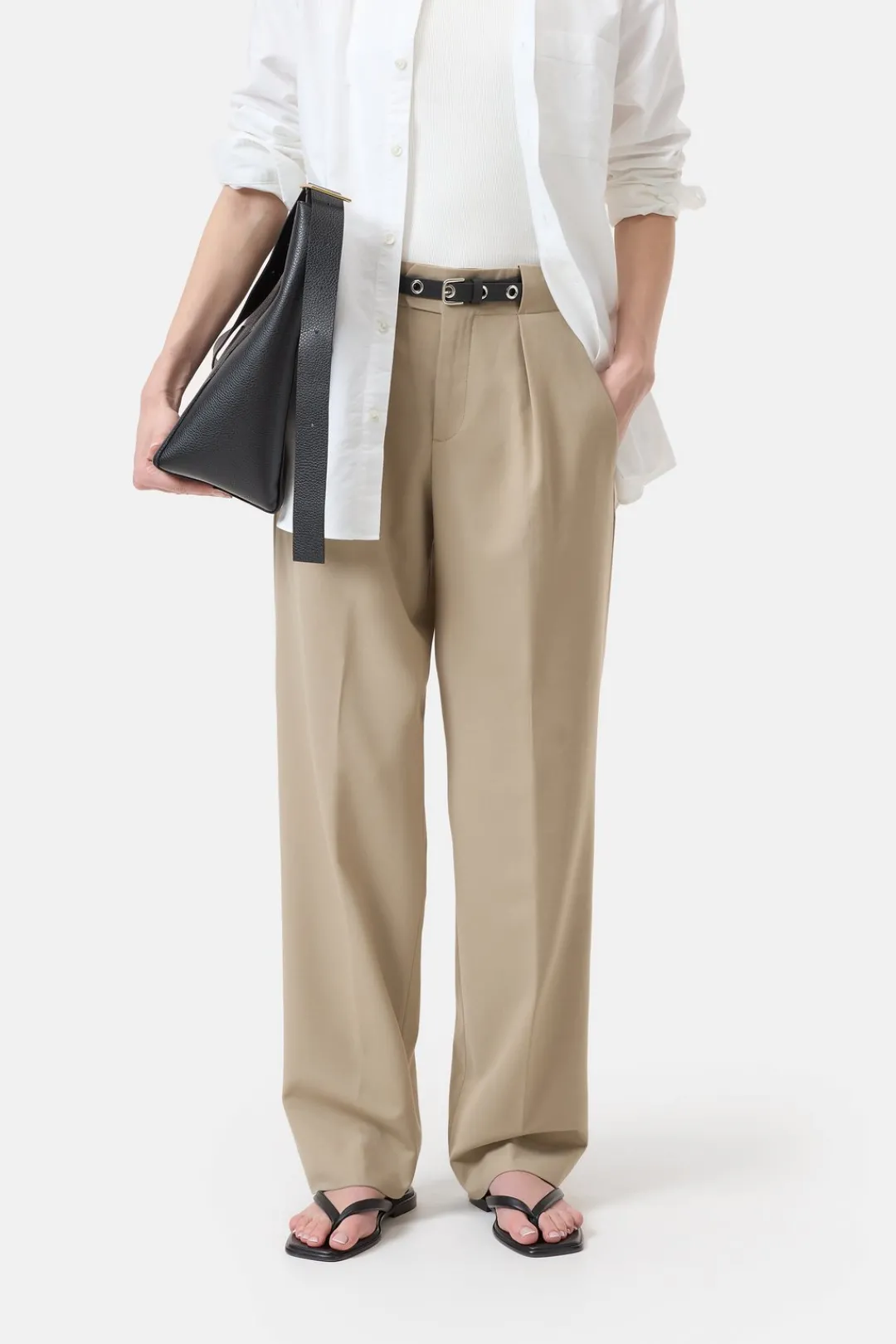 Closed Relaxed Pants - Style Name Mawson Dark chino beige New