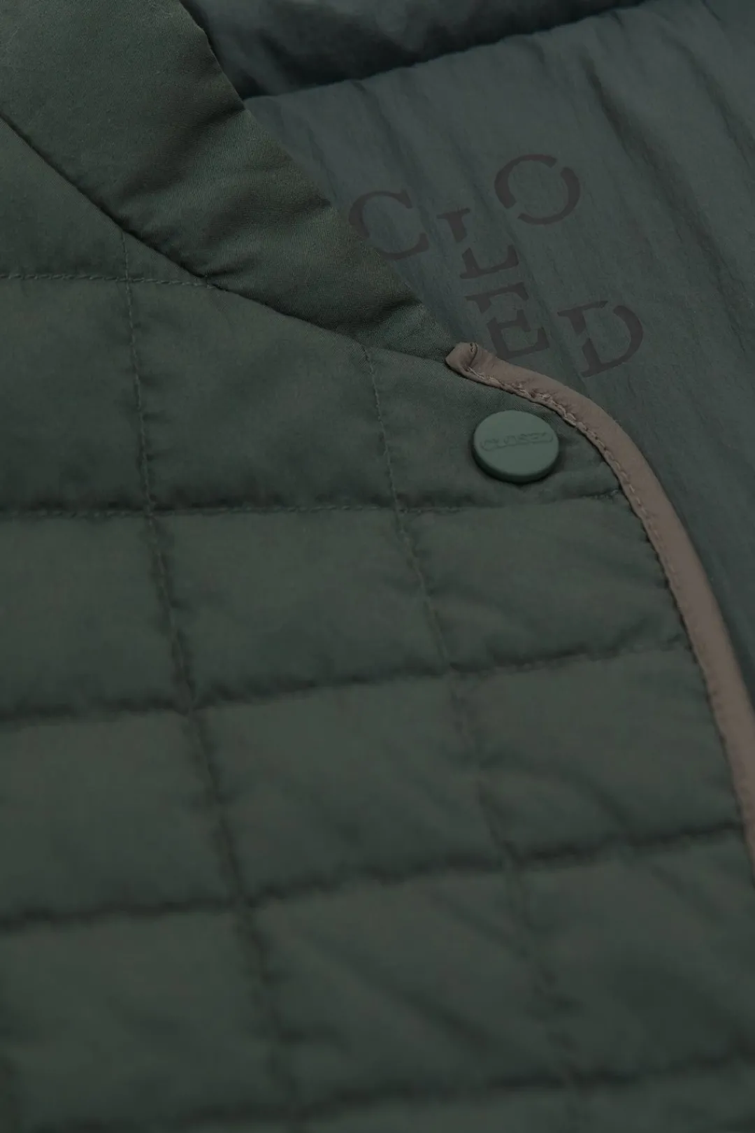 Closed Reversible quilted coat Pini green Discount