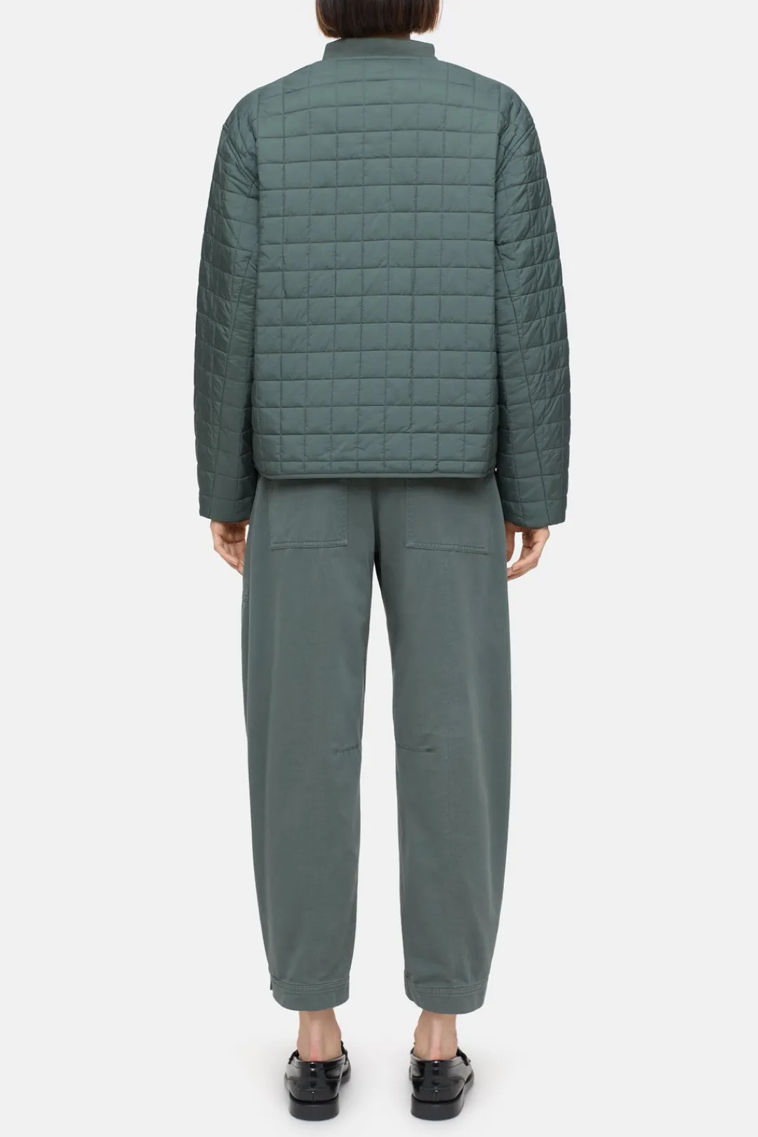 Closed Reversible quilted jacket Pini green Clearance