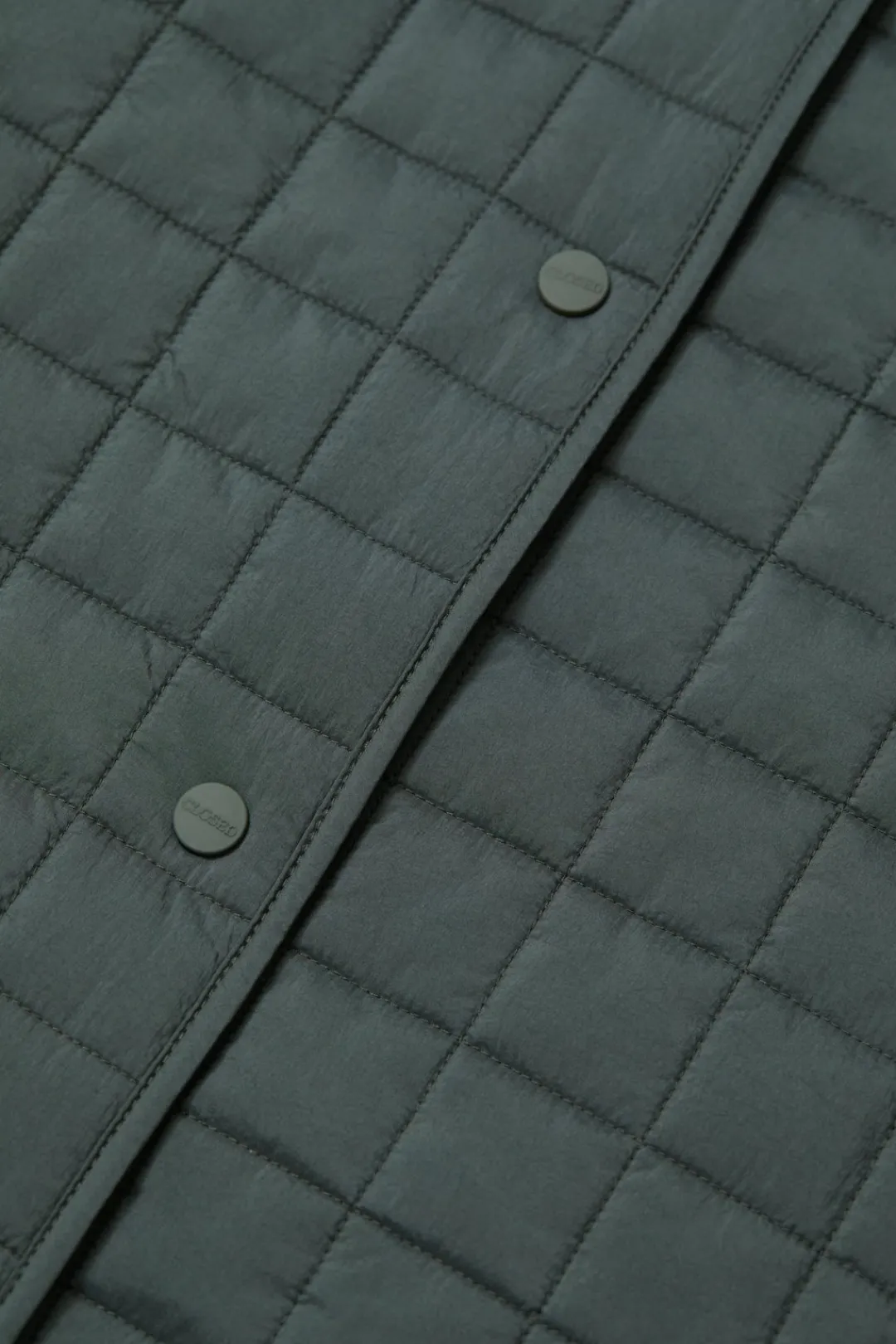 Closed Reversible quilted jacket Pini green Clearance