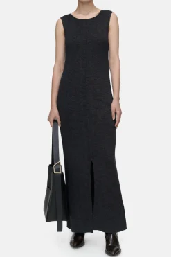 Closed Rib knit dress Smokey blue Sale