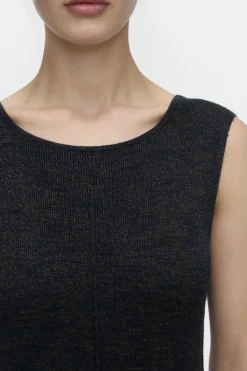 Closed Rib knit dress Smokey blue Sale