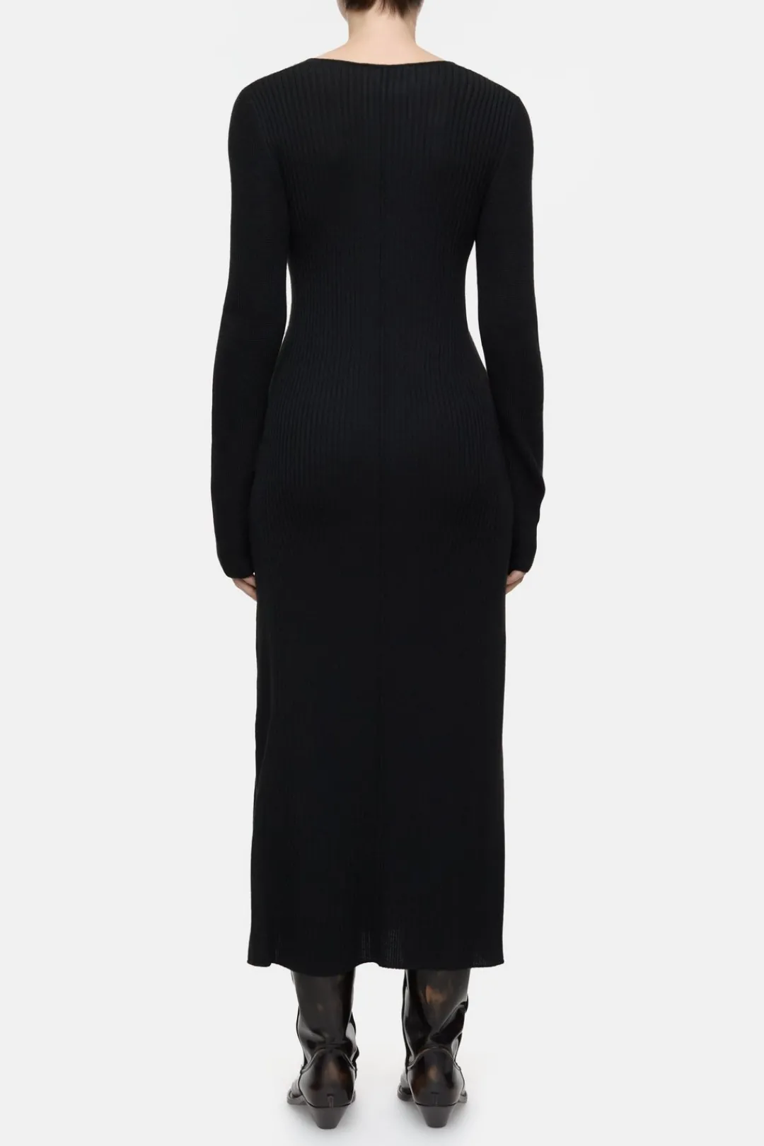 Closed Rib knit dress Black Online