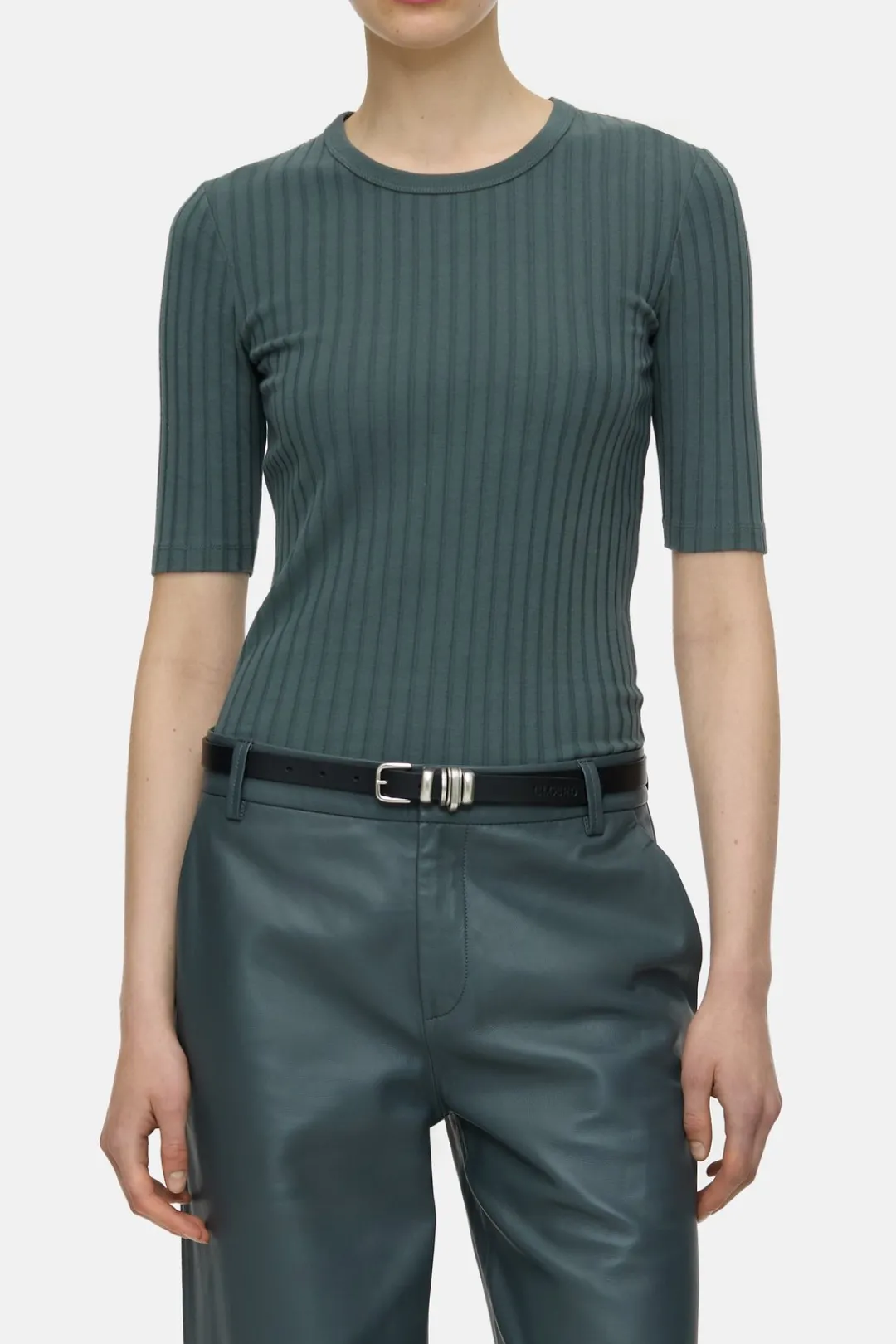 Closed Ribbed T-shirt Pini green Sale