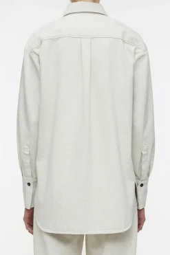 Closed Rigid denim shirt creme Discount