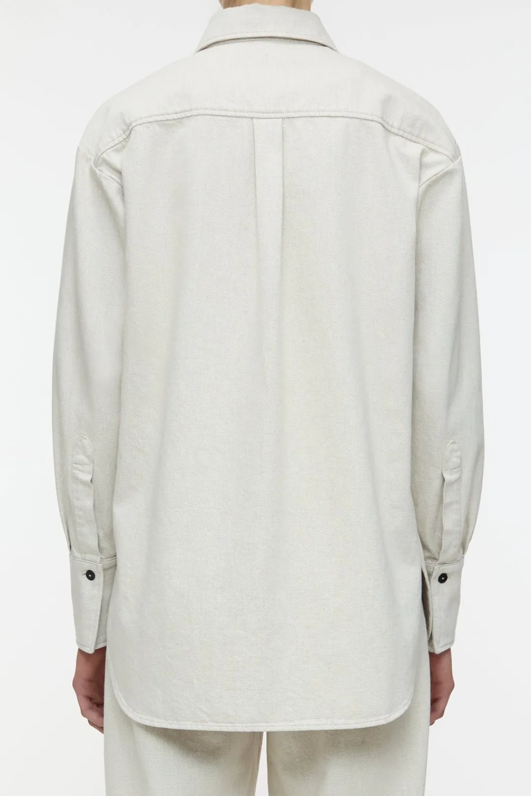Closed Rigid denim shirt creme Discount