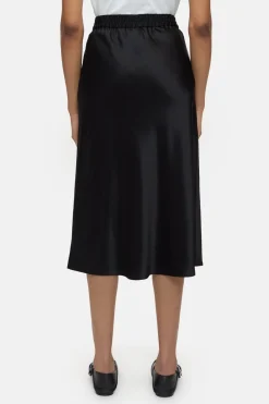 Closed Satin maxi skirt Black New