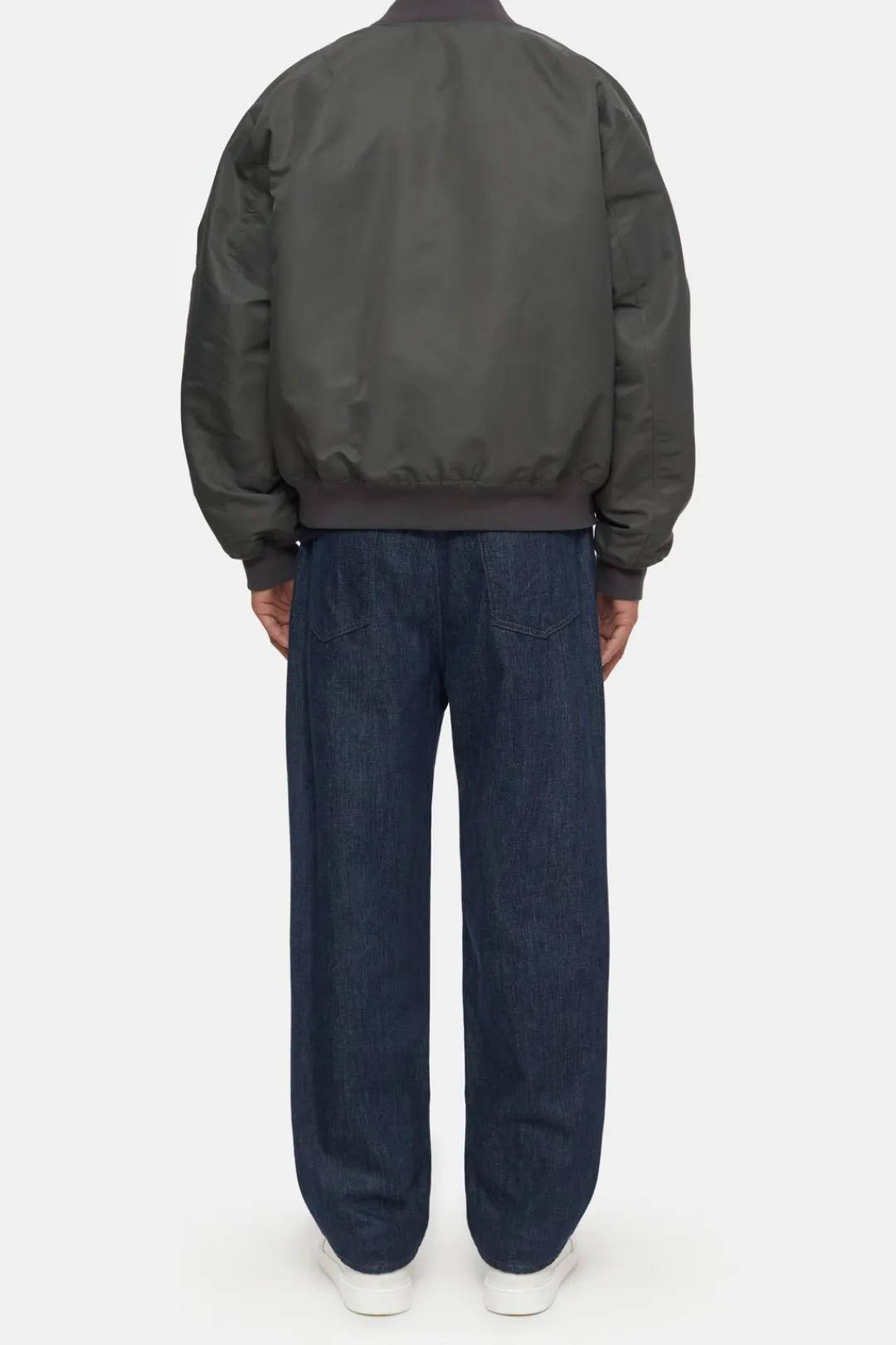 Closed Short Bomber Jacket charcoal Outlet
