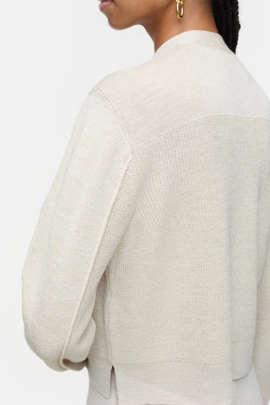 Closed Short cardigan Sabbia beige