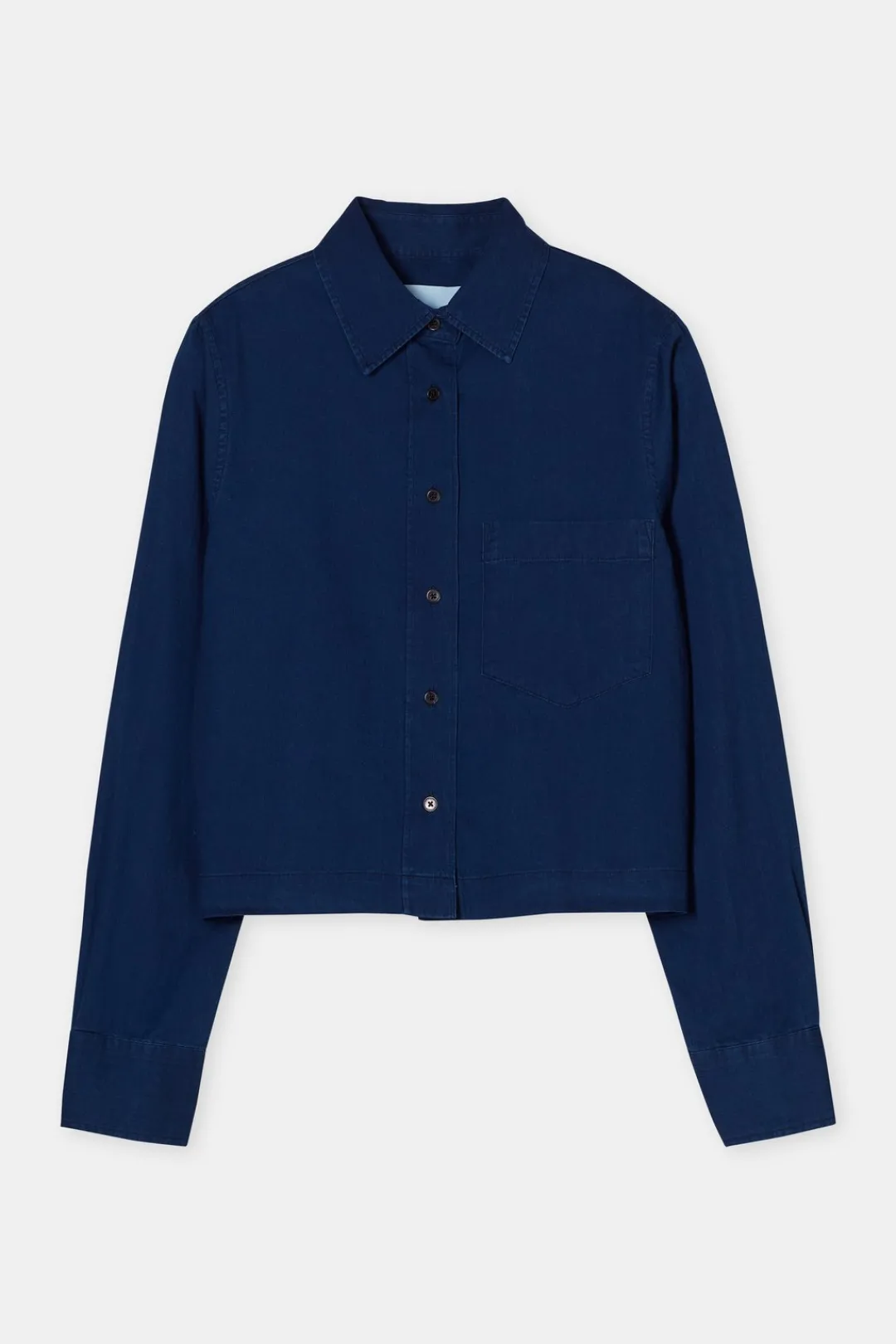 Closed Short denim shirt Dark blue Online
