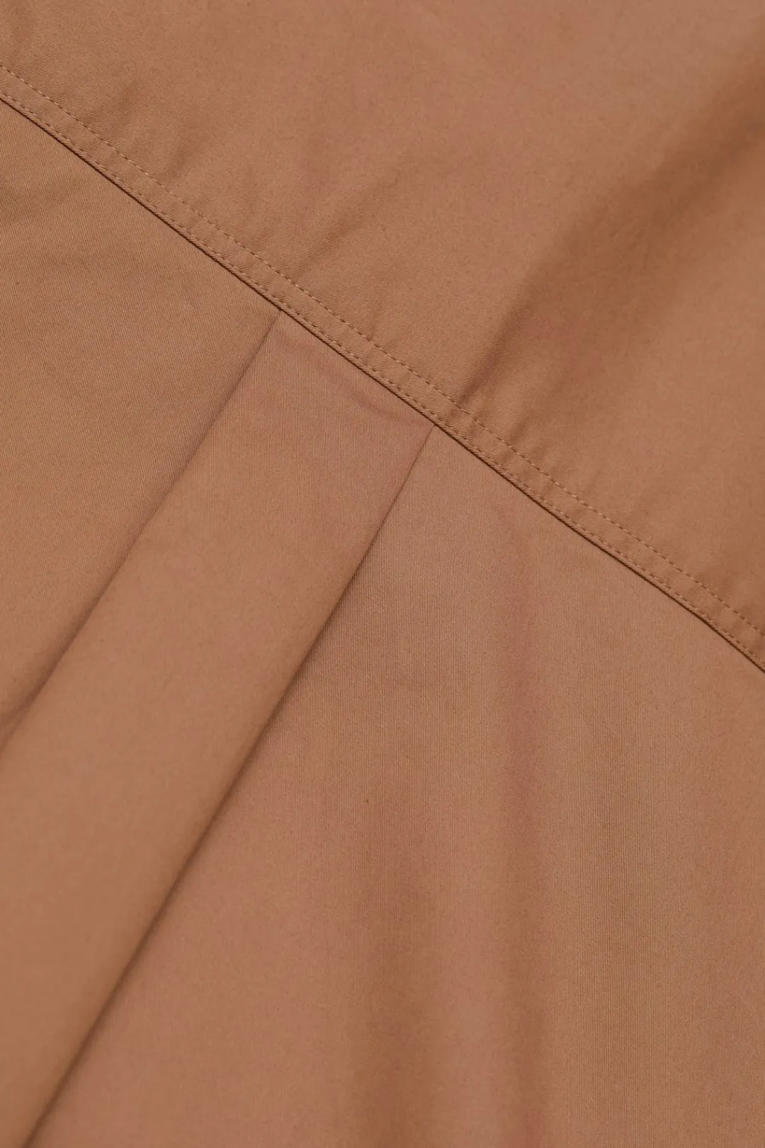 Closed Short poplin shirt blouse Biscotti brown New