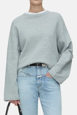 Closed Short sweatshirt Light grey melange Best