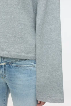 Closed Short sweatshirt Light grey melange Best