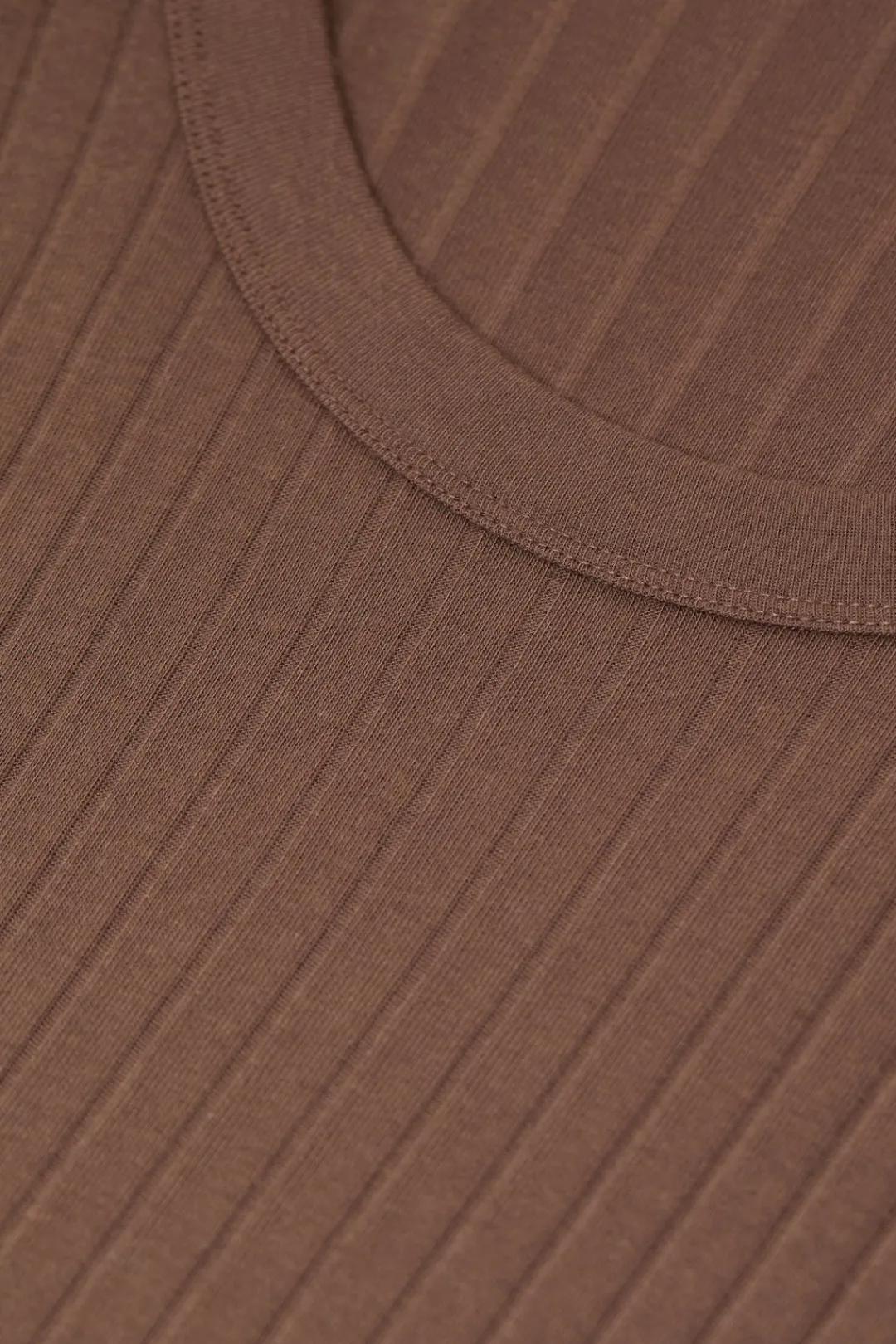 Closed Short-sleeved shirt in cotton blend Cacao brown Sale